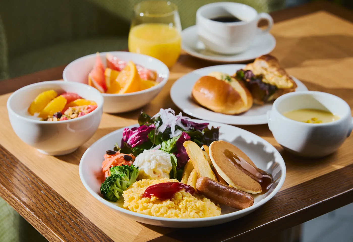 豊富な洋食ビュッフェメニュー